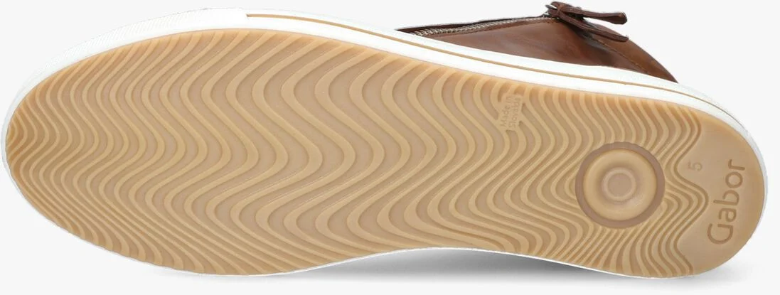 GABOR cognac gabor hoge sneaker 505.1