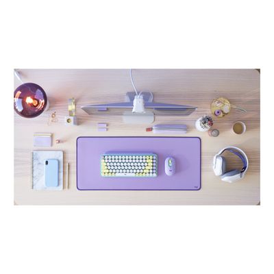 Logitech Desk Mat Studio Series - tapis de souris - sous-main - lavande