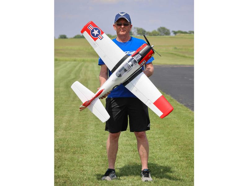 E-flite Warbird T-28 Trojan 1.2 m, Smart BNF Basic T-28 Trojan mit Einziehfahrwerk und Spektrum Smart Technik