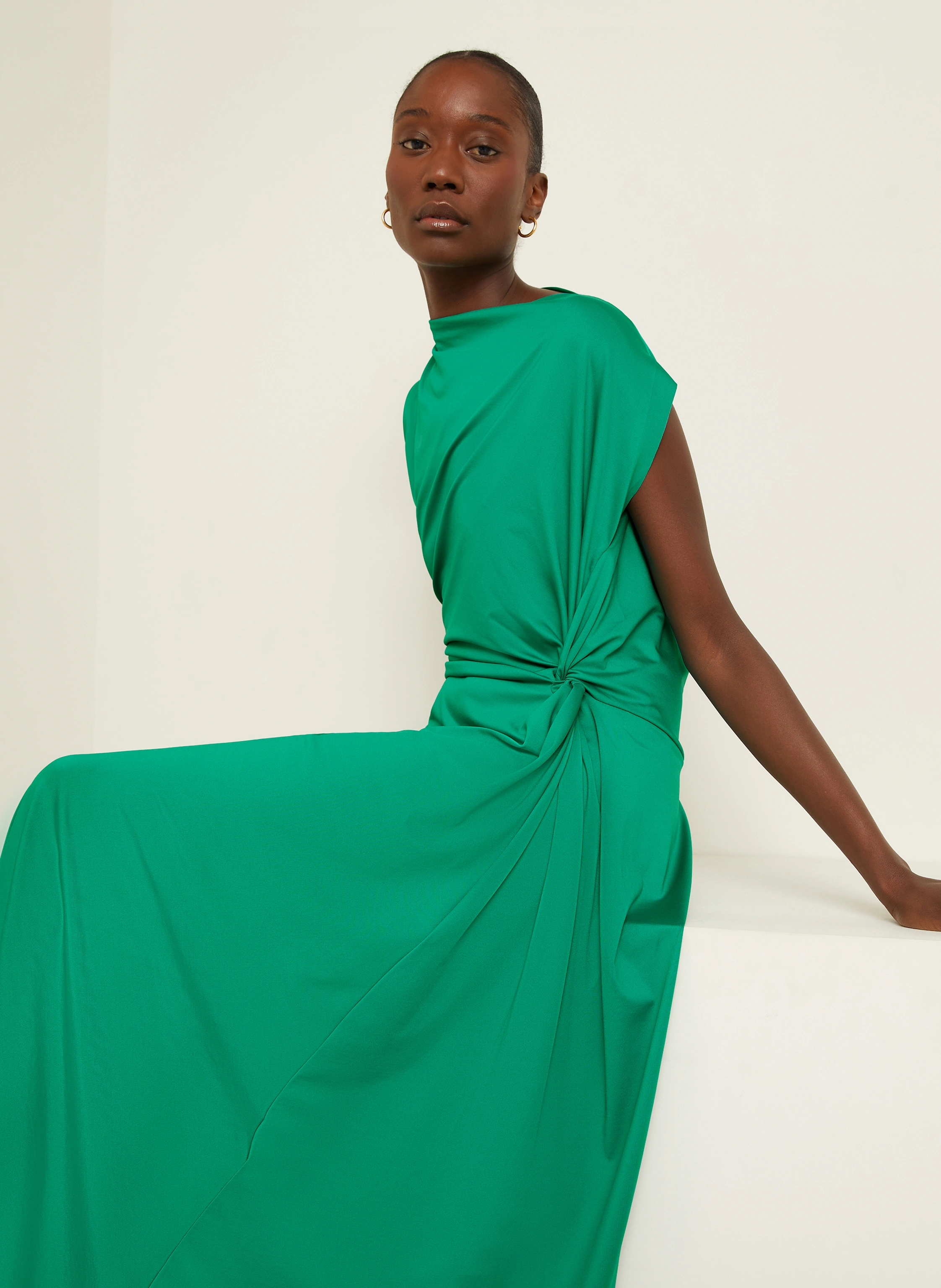 VICTORIA BECKHAM Satinkleid