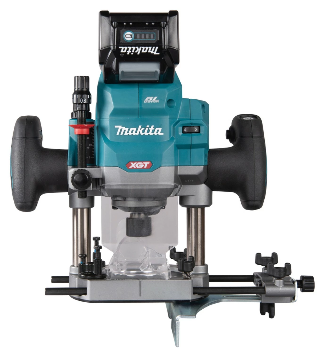 Makita RP001GZ02 XGT 40V Max Bovenfrees body in Mbox - 1900W - 12 mm