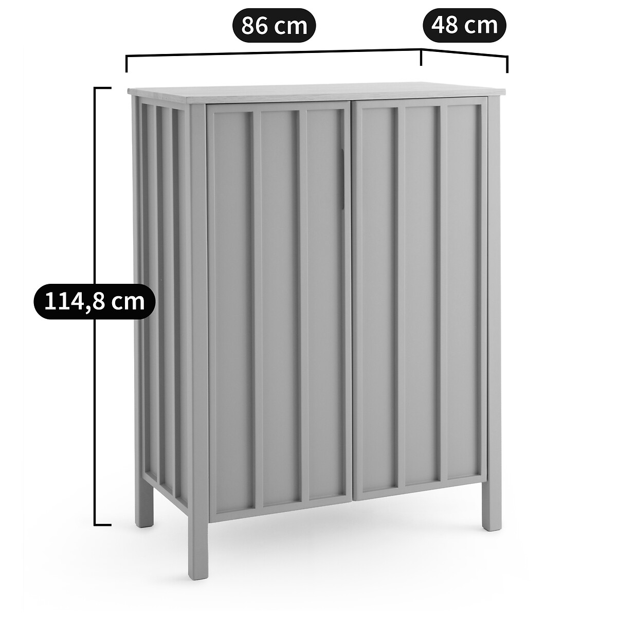 LA REDOUTE INTERIEURS<br>Buffet com 2 portas, Eugène