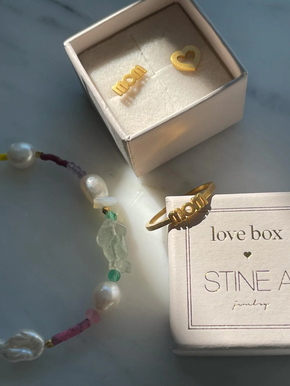 STINE A Jewelry  Wow mom ring - forgyldt