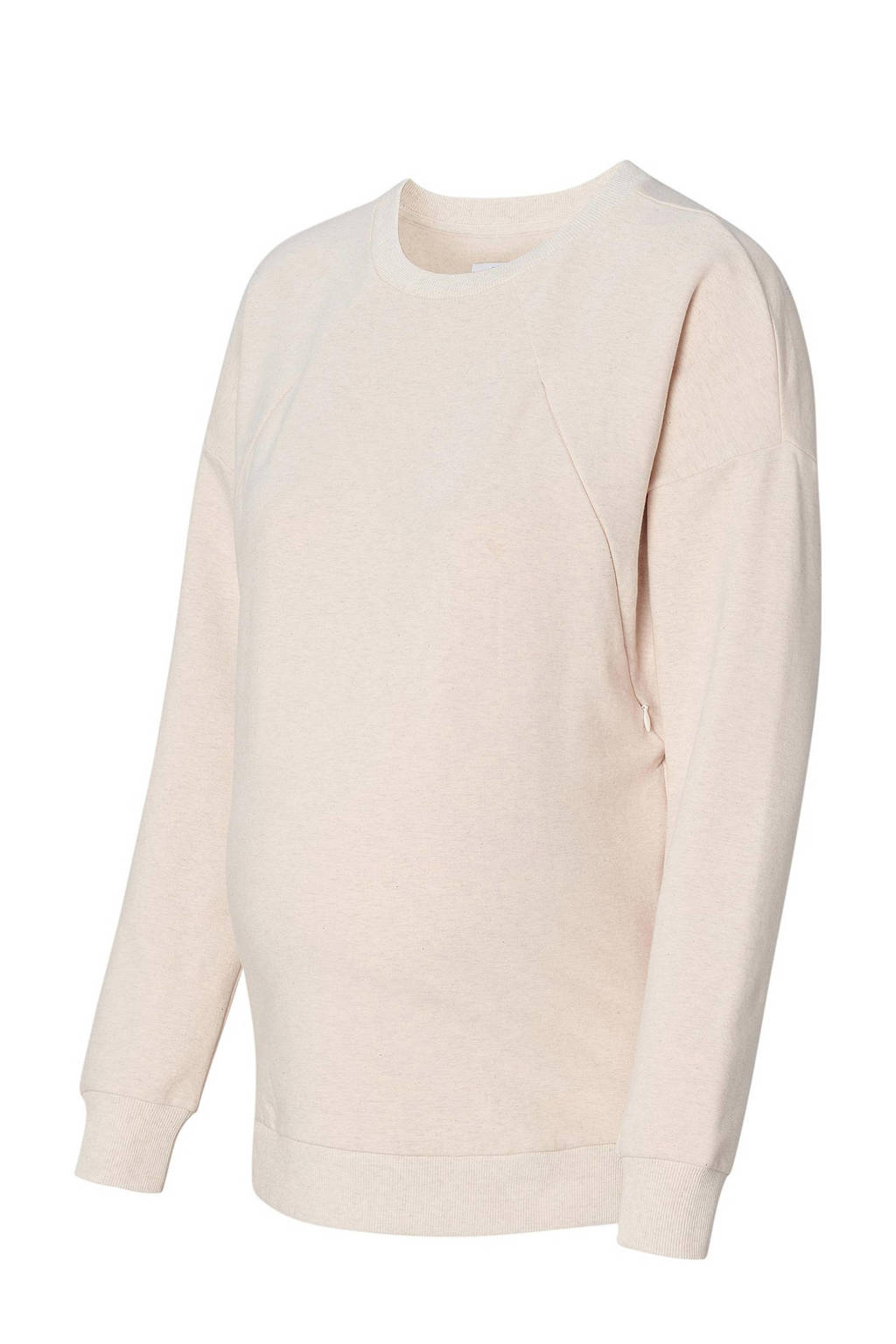 Noppies zwangerschaps- en voedingssweater Lesy offwhite