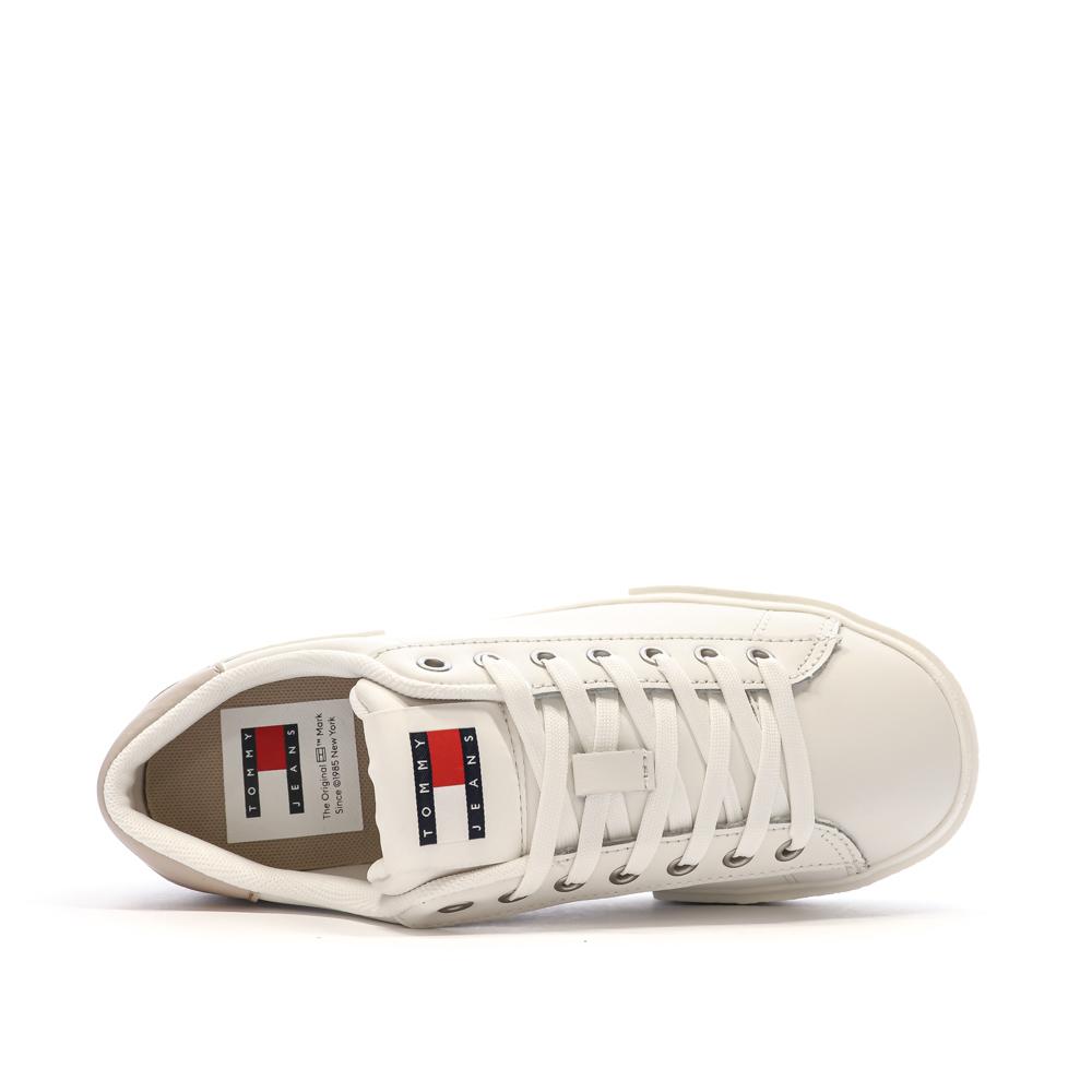 Tommy Hilfiger Baskets Écru Femme Tommy Hilfiger Foxing