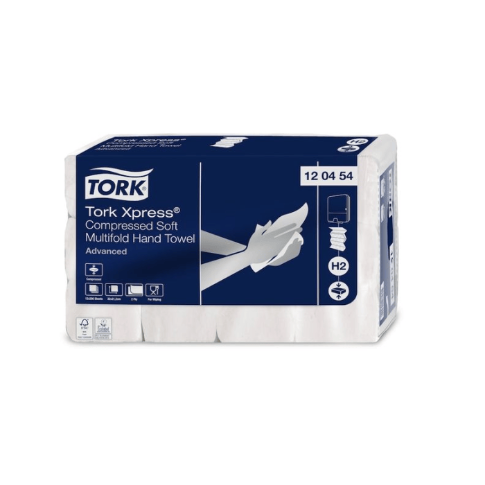 Tork Xpress 120454 Zachte Multifold-M Handdoek Advanced 2-laags Wit