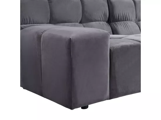 HOME DELUXE Canapé modulable ORLENA - M Anthracite