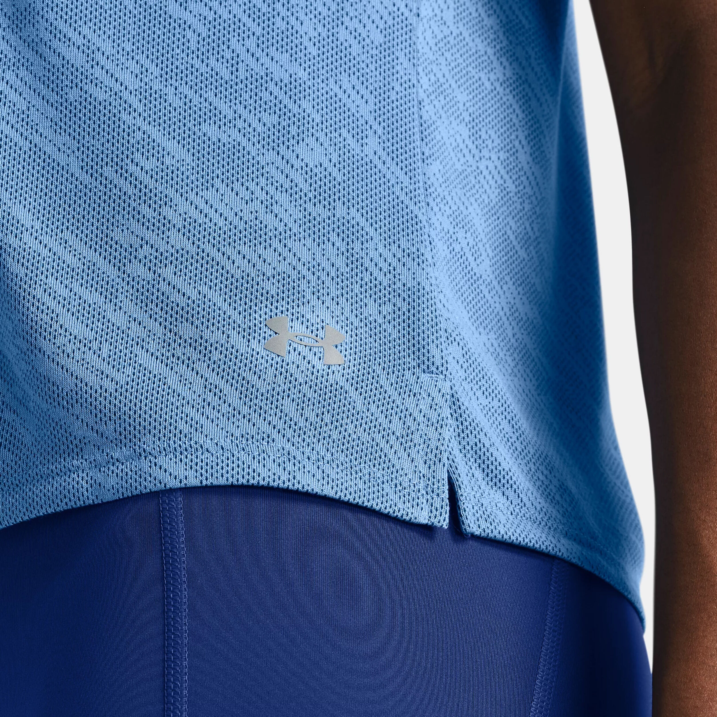 Under Armour Launch Camo Maillot De Course Femmes - Bleu Foncé