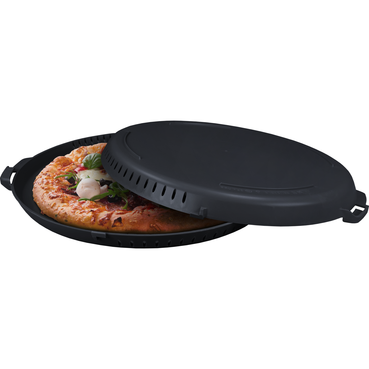 Pizzycle Pizzabox, 33mm, reusable, PP, grijs
