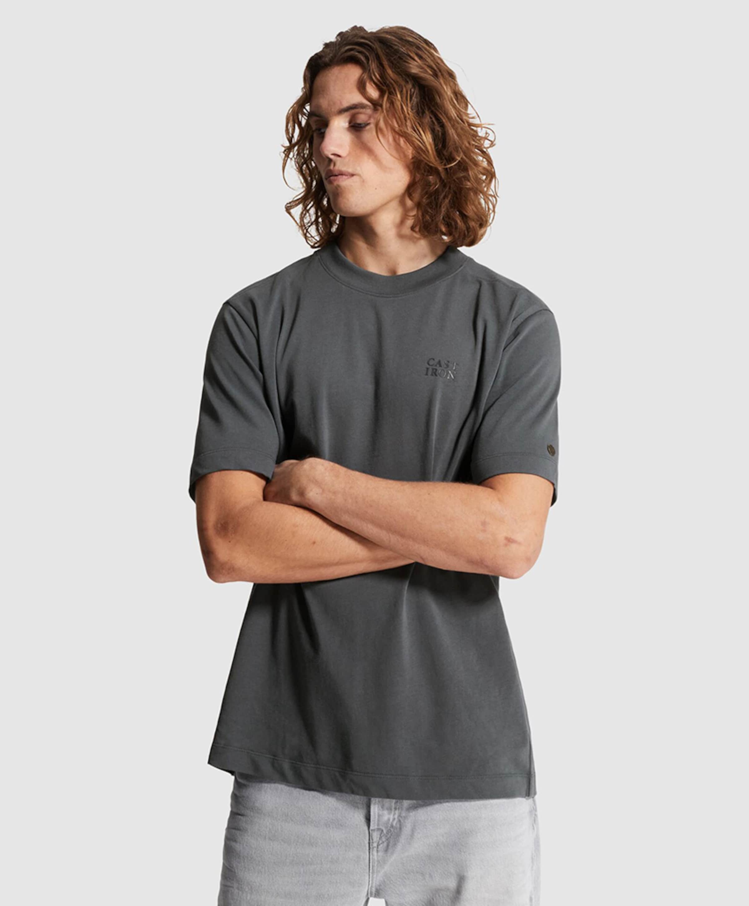 Cast Iron Heren T-shirt grijs