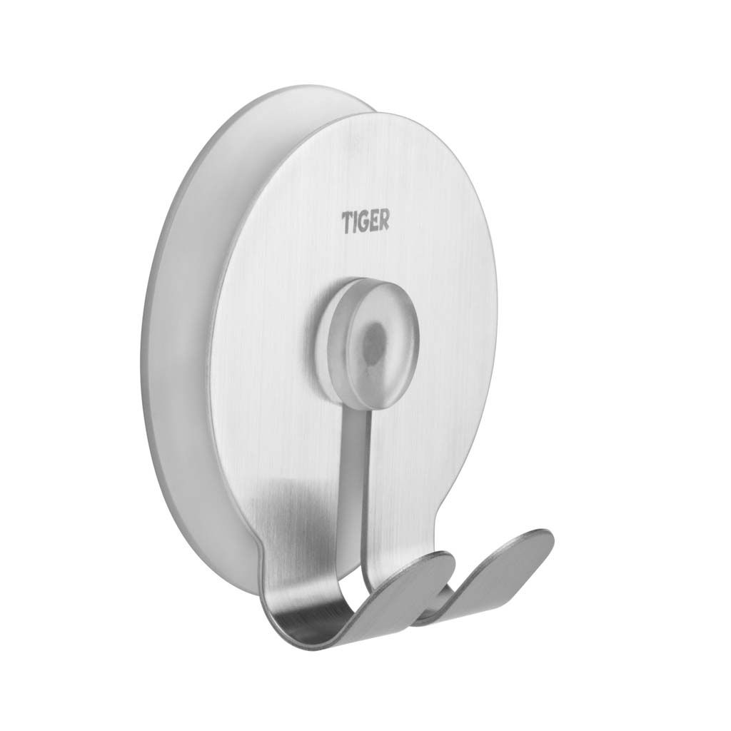 Tiger Haak Twin rvs geborsteld