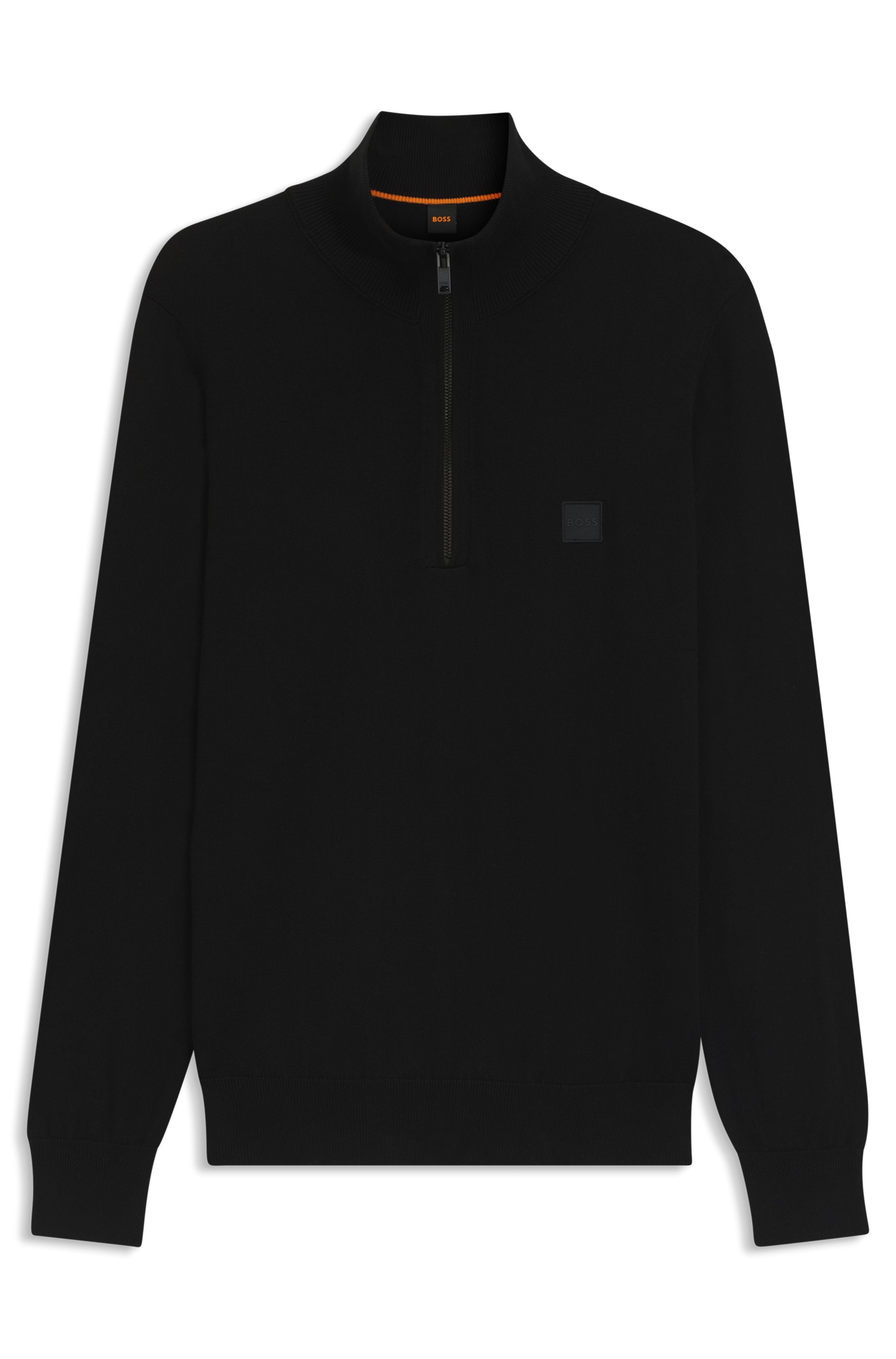 BOSS ORANGE Rollkragenpullover »Kanobix«, mit Ton-in-Ton Logo