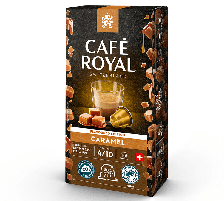 10 Capsules Café compatibles Nespresso® - Caramel - CAFE ROYAL