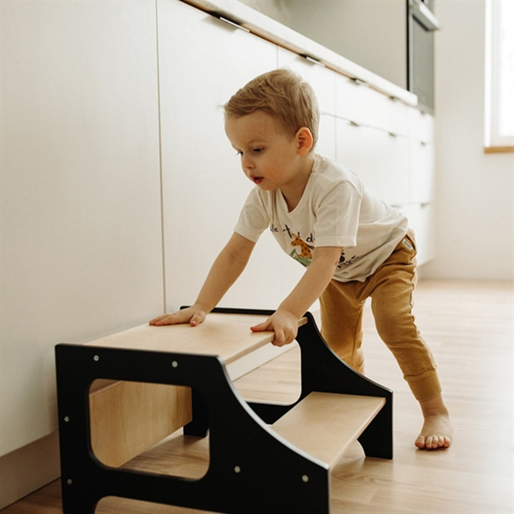 Step Stool Black - Duck Woodworks → Luksusbaby.dk