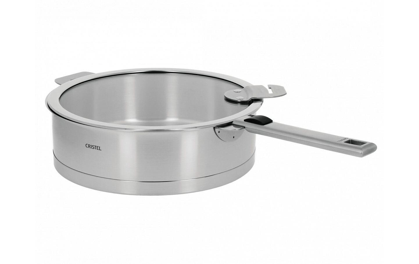 Sautoir Strate 24 cm<br>Schmorpfanne aus Edelstahl