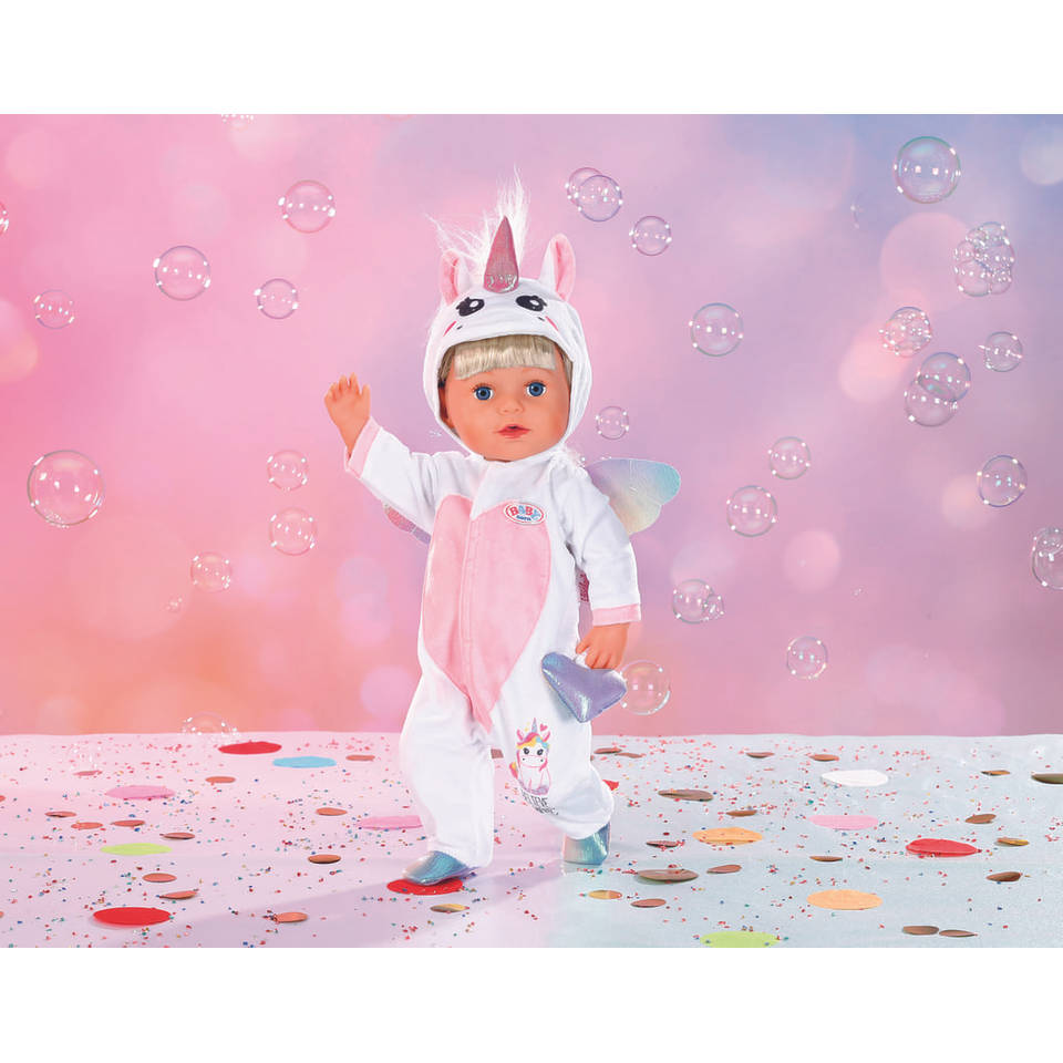 BABY born unicorn onesie poppenromper