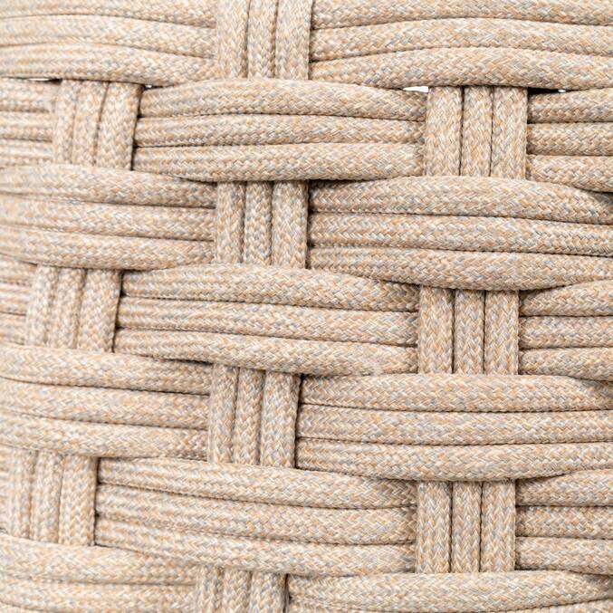 Pouf de jardin rond OBBAE Beige lin