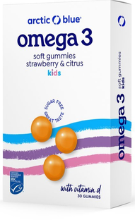 Artic Blue Arctic Blue Omega 3 Soft Gummies Kids - Strawberry Citrus 30ST