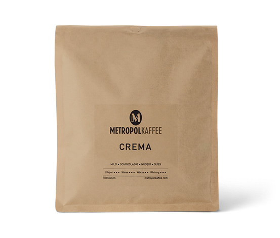 METROPOL KAFFEE – CREMA Caffè Crema – 1 kg Ganze Bohne