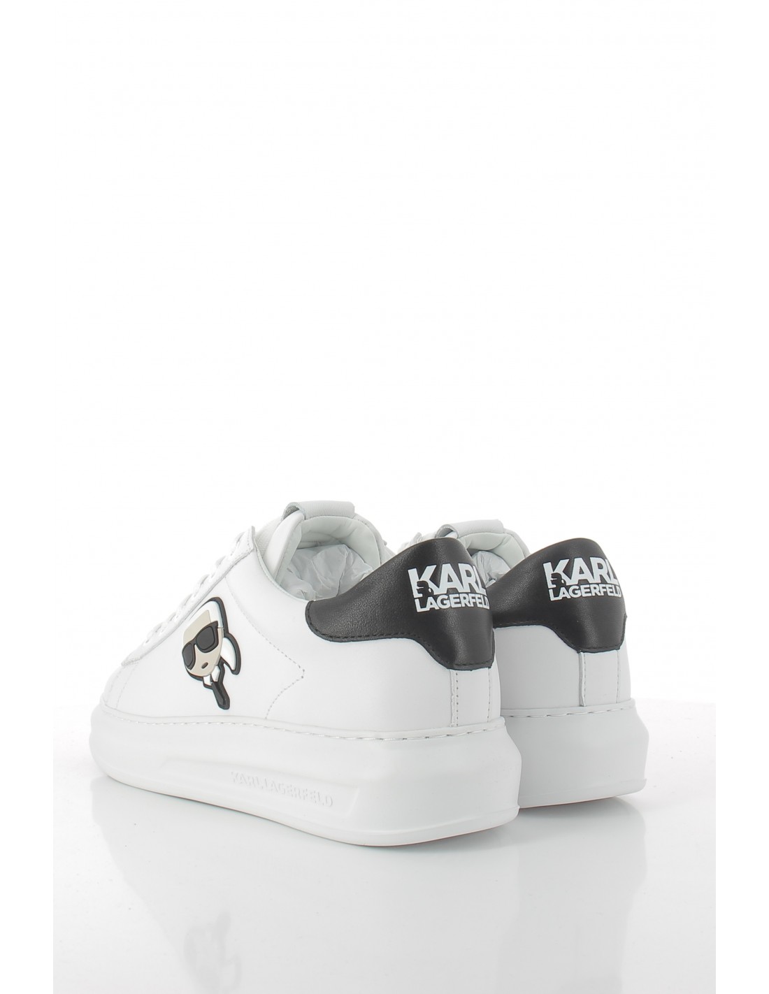 karl lagerfeld baskets de ville homme kapri mens karl ikonic 3d lace cuir blanc