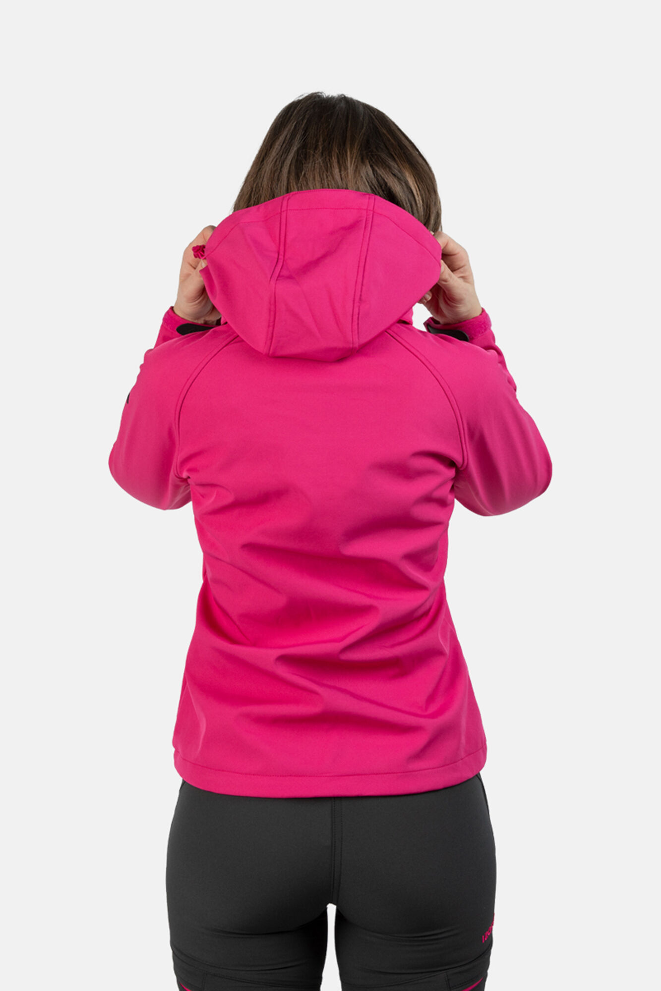 Jaqueta corta-vento softshell Haiti - fúcsia