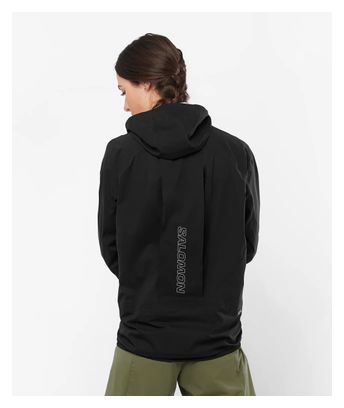 Veste imperméable Salomon S/Lab Ultra Noir Unisexe