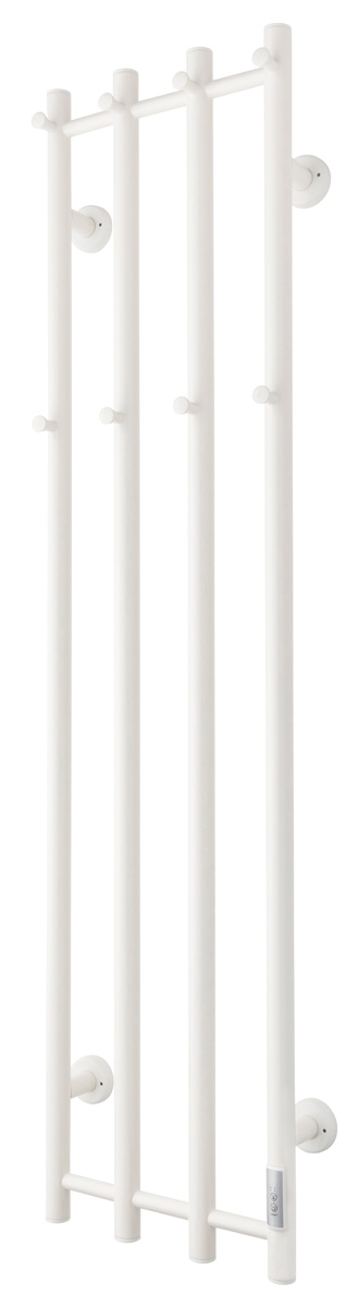 TVS Design Eldo 4 elektrische radiator rond wit 120W 140x34,5cm