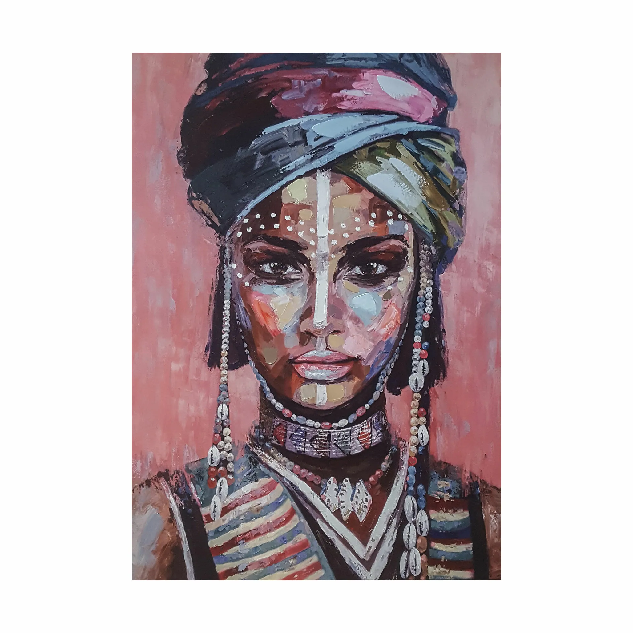 Incado Mixed Media Lærredstryk - African Beauty