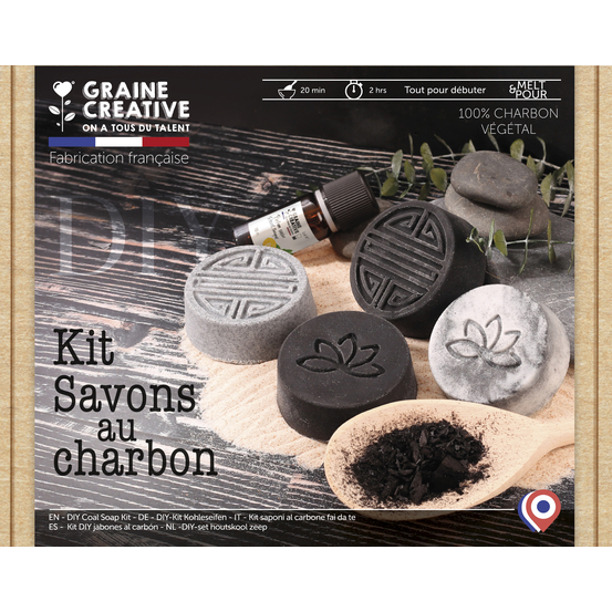 Kit DIY savons au charbon