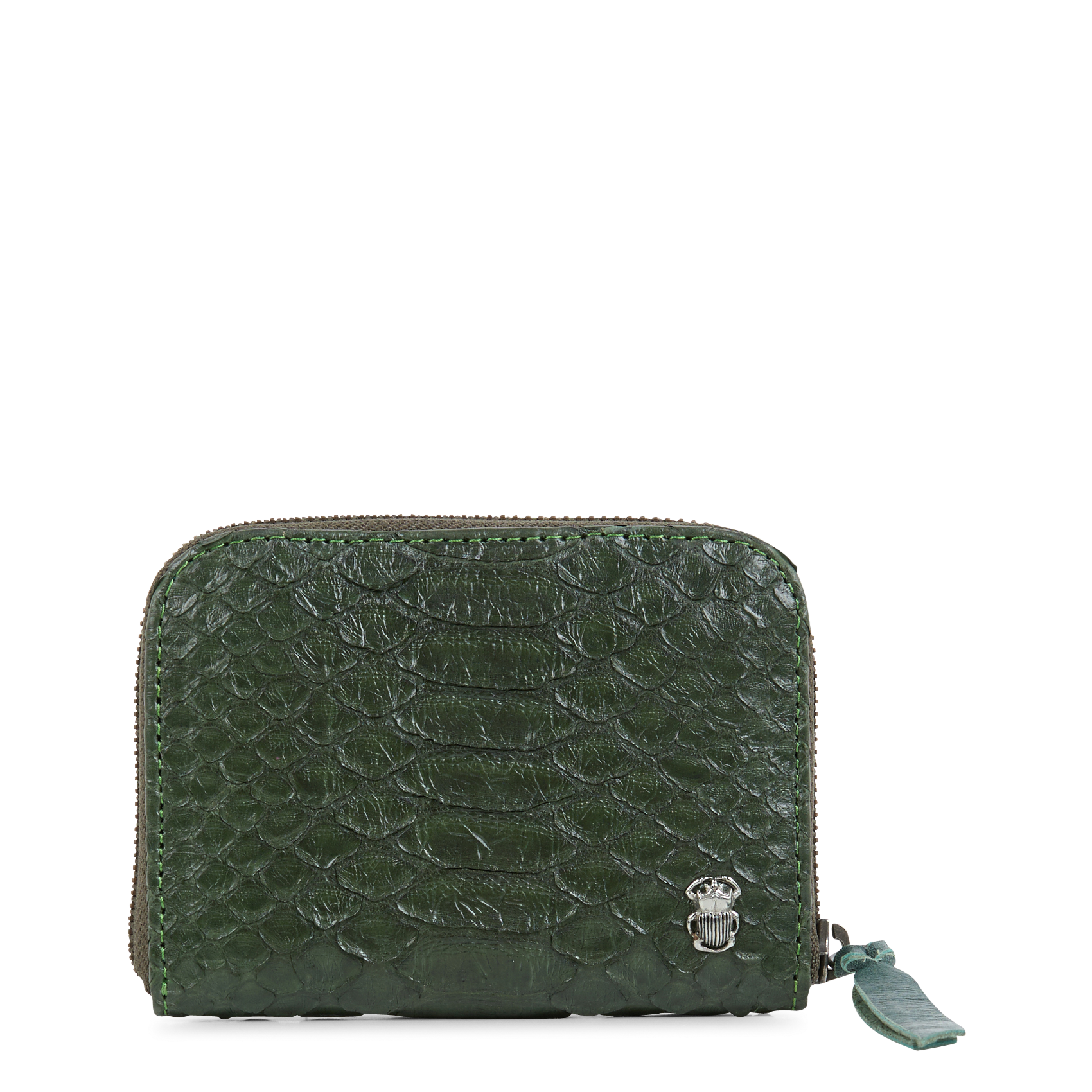 MINI BOB - Porte-monnaie en cuir | Vert