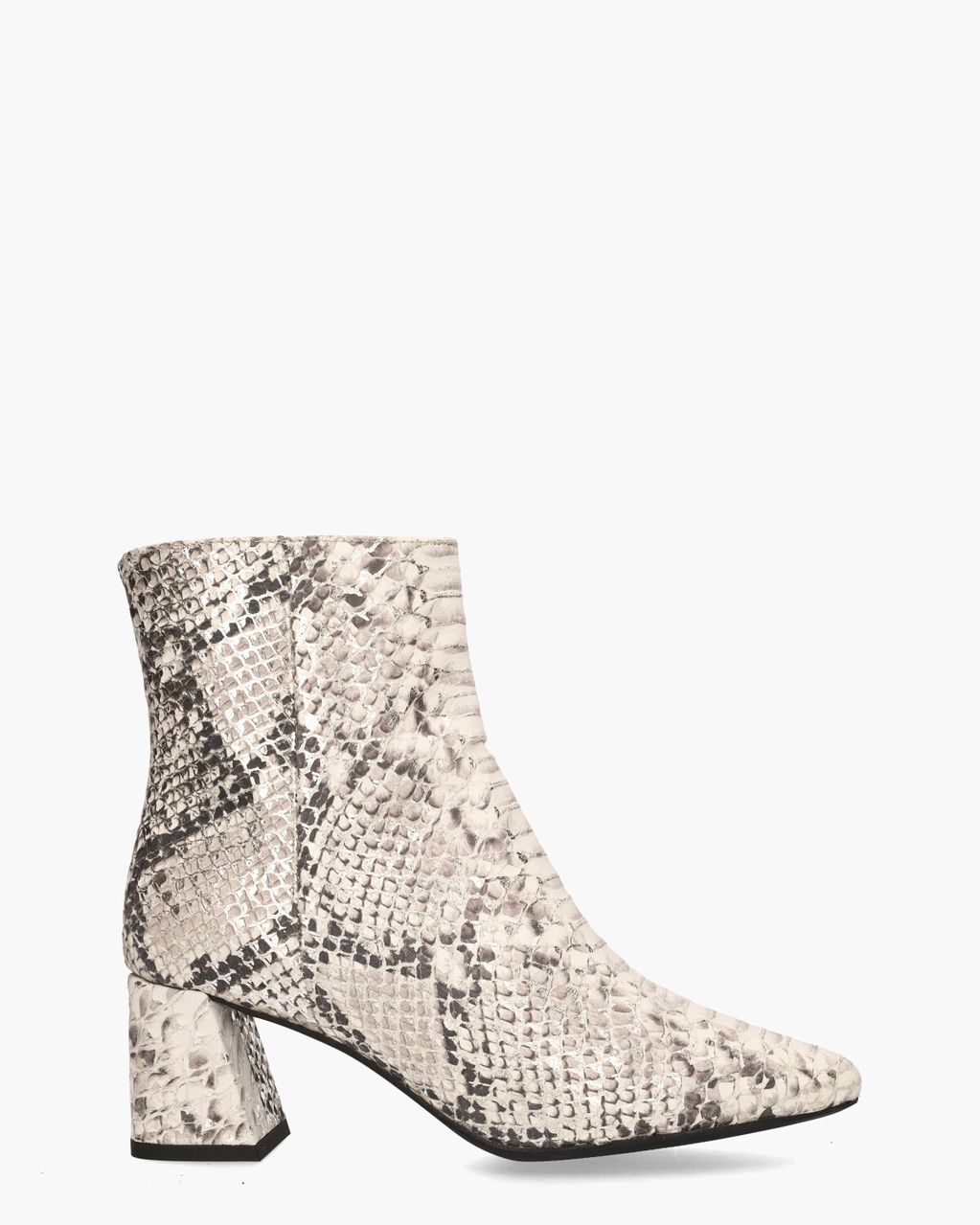DWRS Label Lugano Off-White/Zilver Dames Enkelboots