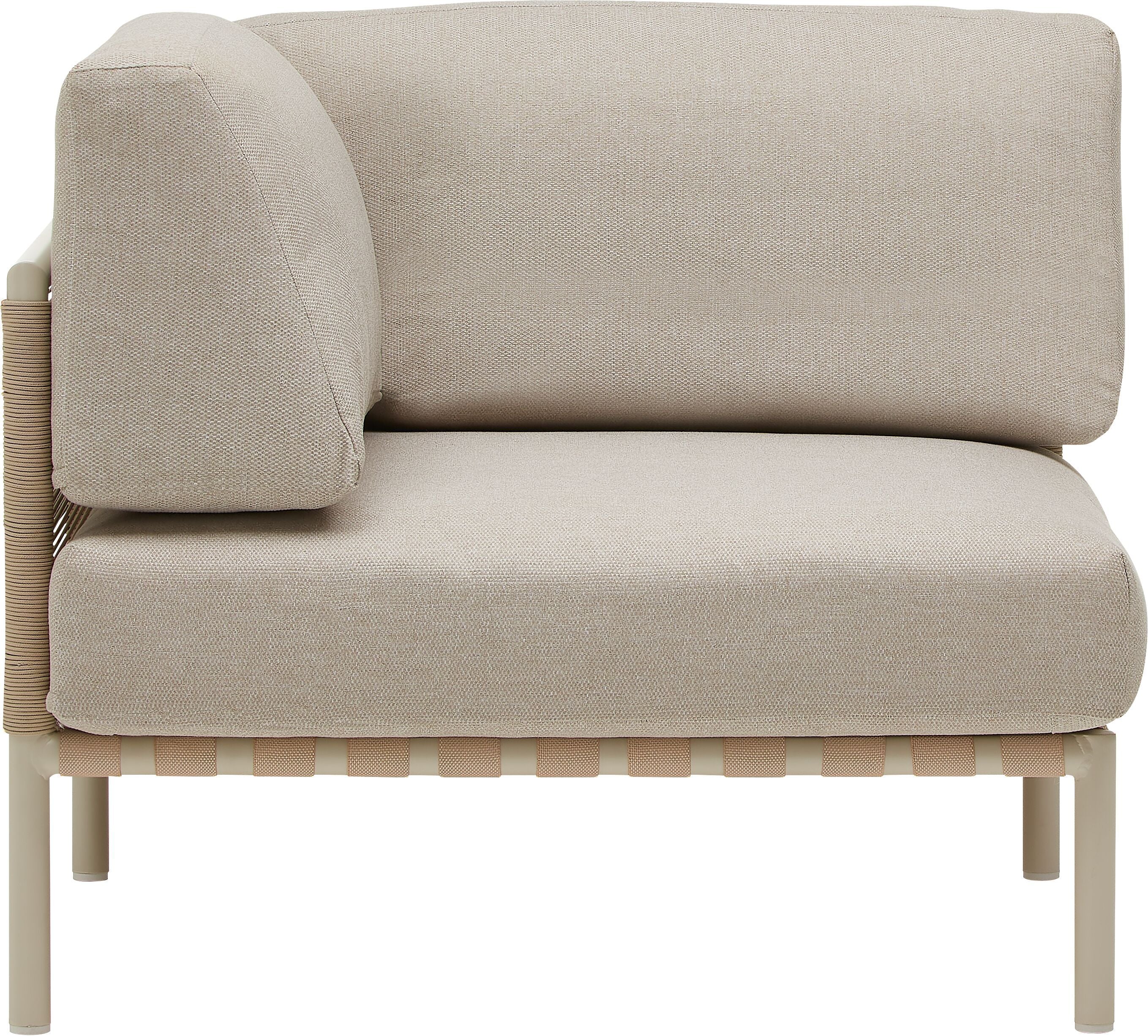 HORIZON Lounge Eckelement - Sand / B: 87.0 cm x T: 87.0 cm x H: 76.0 cm