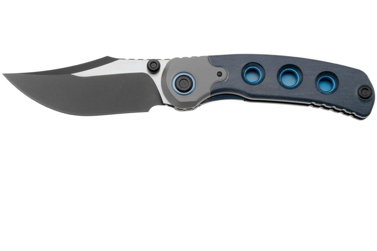 Kizer Pioneer Clip Point ZX-FK03A2 Two Tone S35VN, Richlite Titanium Bolster, zakmes
