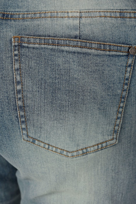 7/8-Jeans, Slim Fit, Strass-Details, 5-Pocket