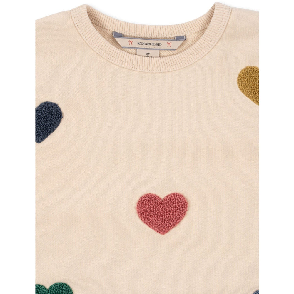 Køb Konges Sløjd Multi Heart Lou Terry Sweatshirt Ocs