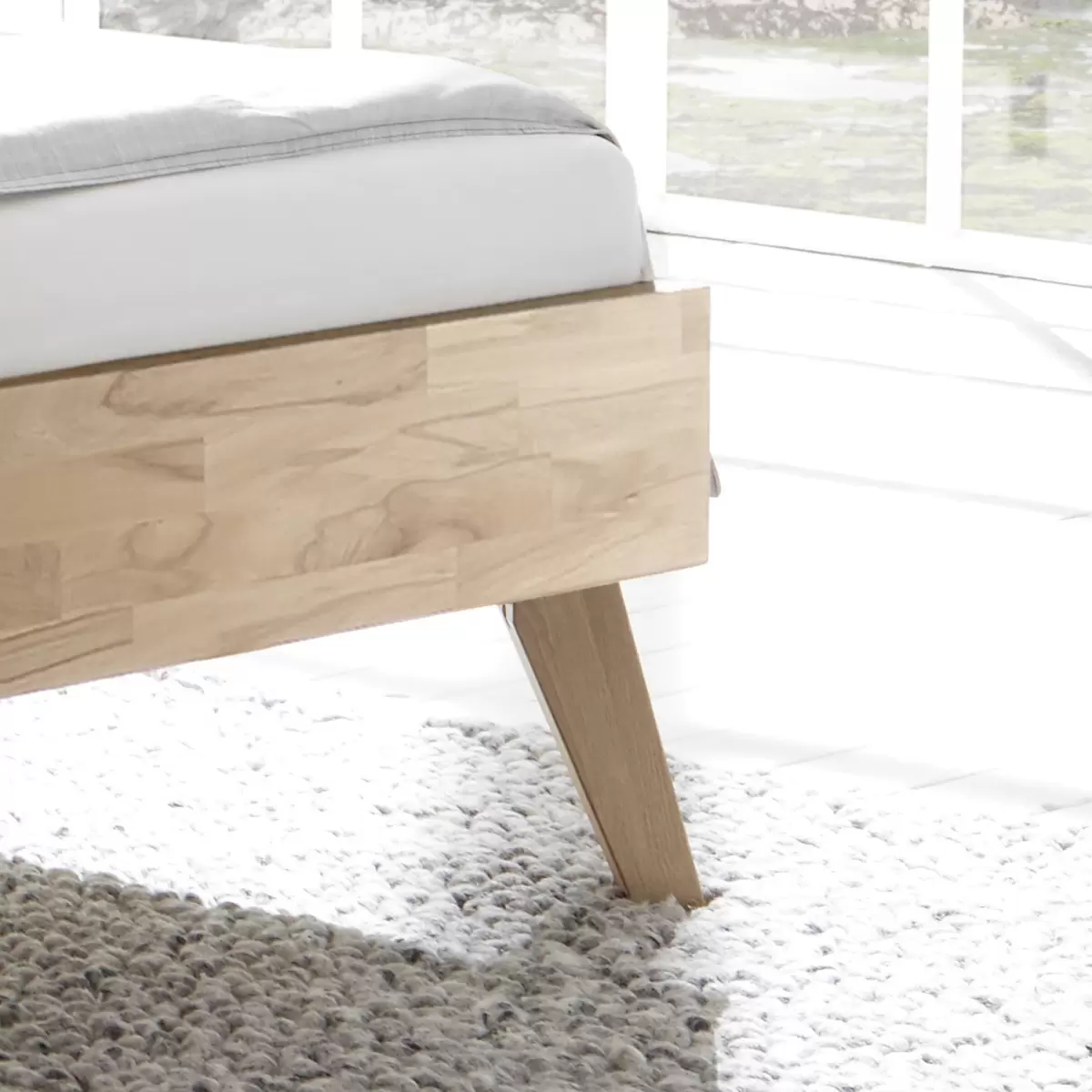 Hasena Bett 140x200 Simone 140 x 200 braun,grau