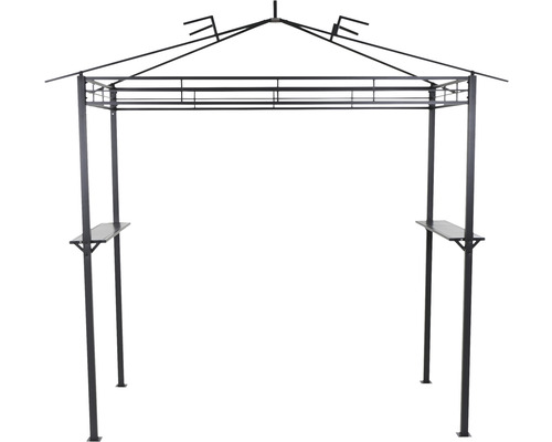 BBQ paviljoen 244 x 127 cm, polyester, taupe, plug-in systeem