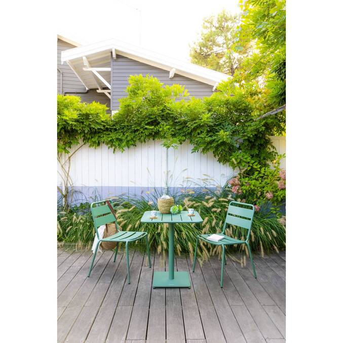 Table de jardin carrée PHUKET Vert olive
