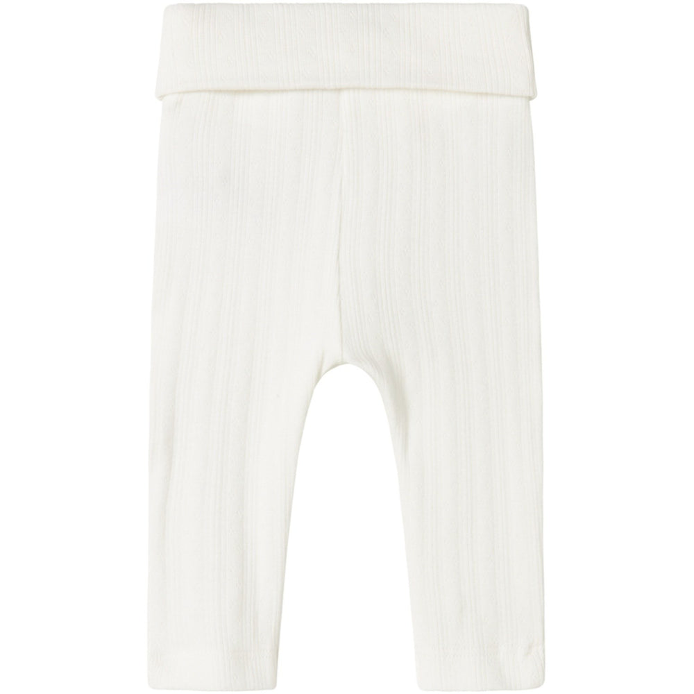 Køb MarMar New Born Modal Pointelle Gentle White Piva Bukser