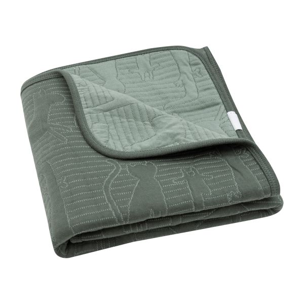 Jollein Jungle Jambo Wiegdeken - 75 x 100 cm - Biscuit / Oatmeal