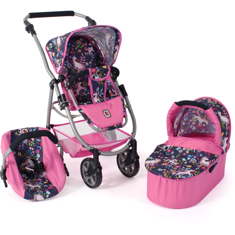 BAYER CHIC 2000 Kombi-Puppenwagen Emotion 2.0 Einhorn
