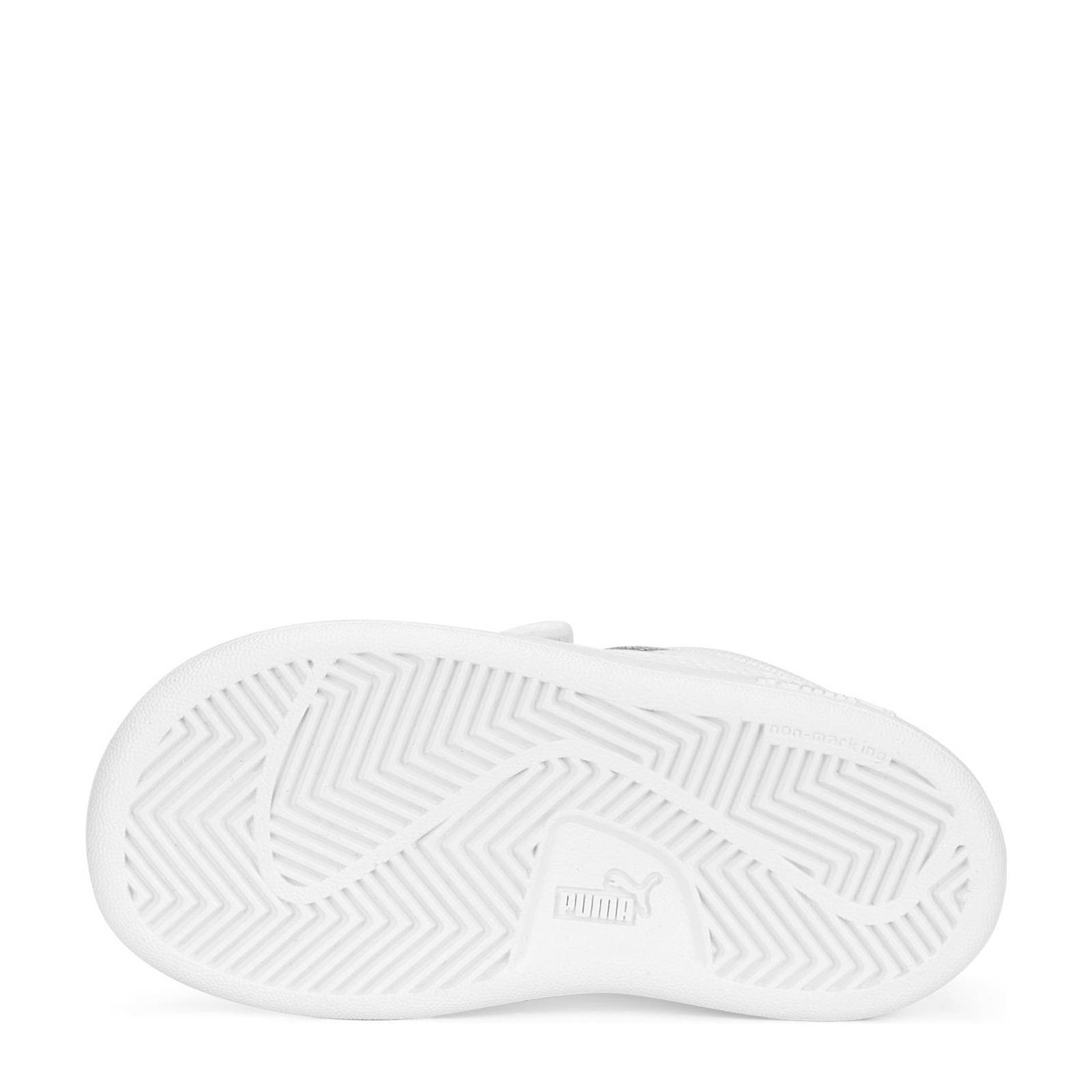 Puma Puma Smash 3.0 L V Inf 3.0 L V leren sneakers wit/lichtgrijs