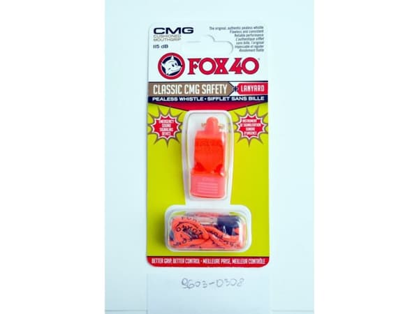 WHISTLE FOX 40 CMG SAFETY CLASSIC oransje + STRING 9603-0308