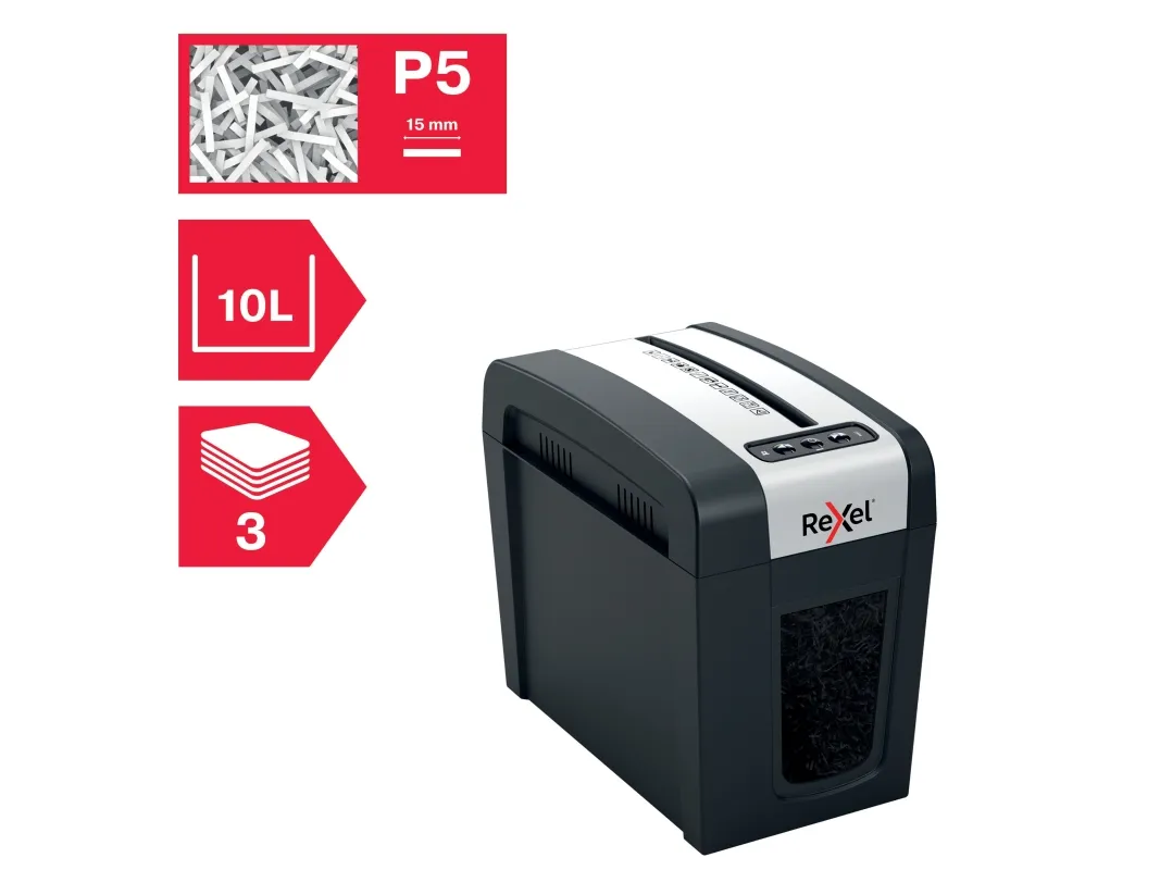 Makulator Rexel Secure MC3-SL mikromakulering 2x15 mm (P-5)