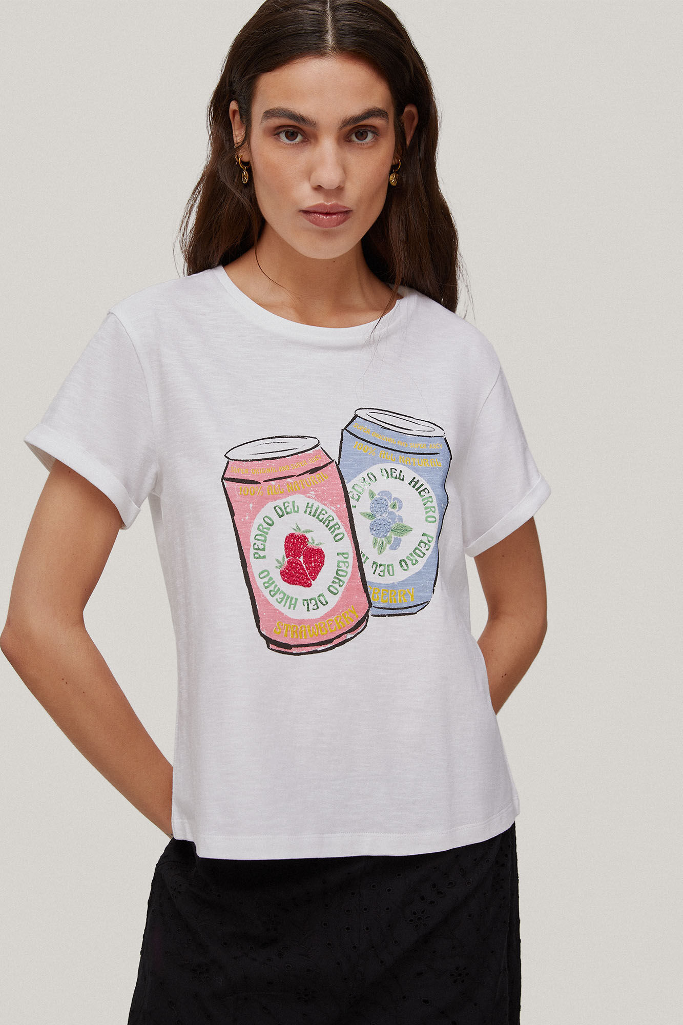 Camiseta de manga curta com estampa - Raw