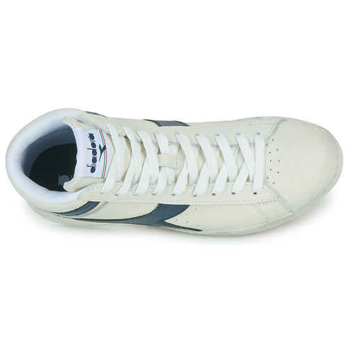 Diadora - GAME L HIGH WAXED - Blanc / Marine