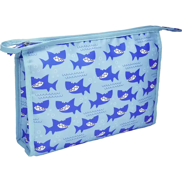 Kindertasche blau mit Hai Druck