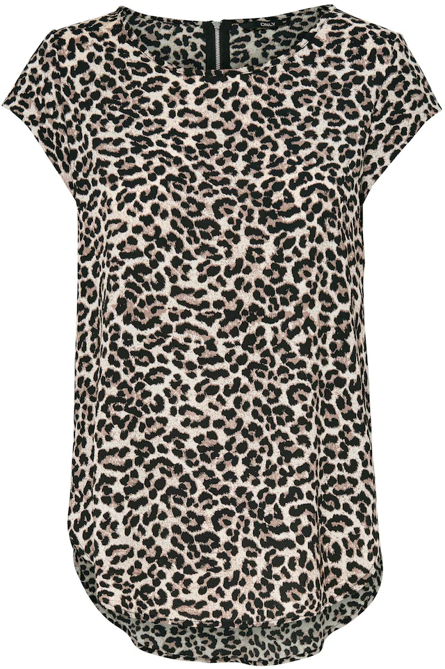 ONLY Shirtbluse »ONLVIC S/S AOP TOP NOOS PTM«, mit Allover Druck