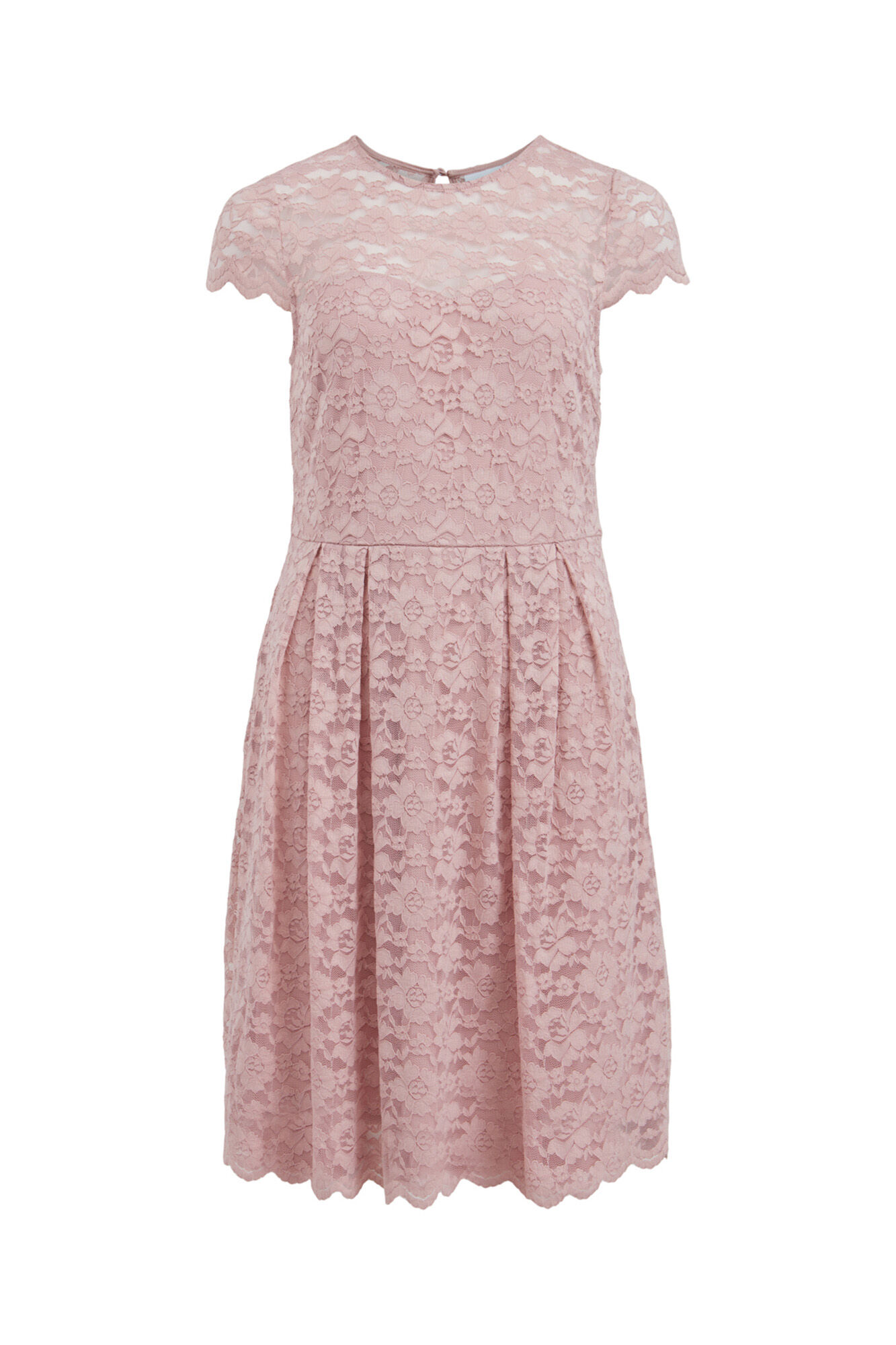 Vestido curto envelope - Rosa