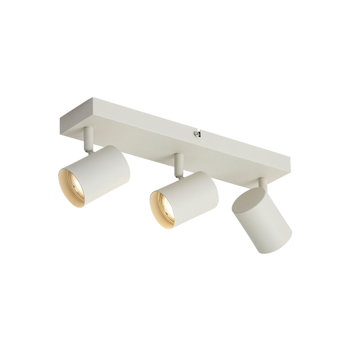 QAZQA Moderne plafondspot beige 3-lichts kantelbaar - Jeana